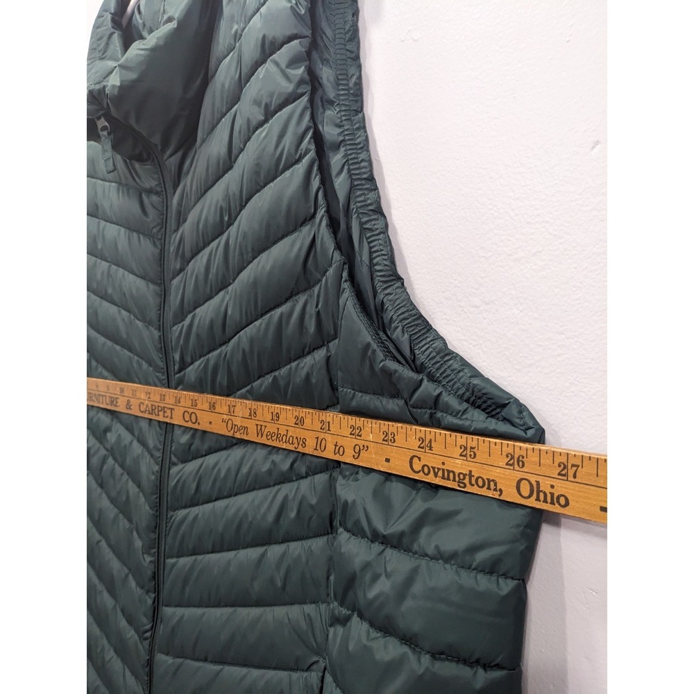 Old Navy Quilted Puffer Vest Layering Active Wear Water Resistant Women Green 3X - Picture 7 of 8
